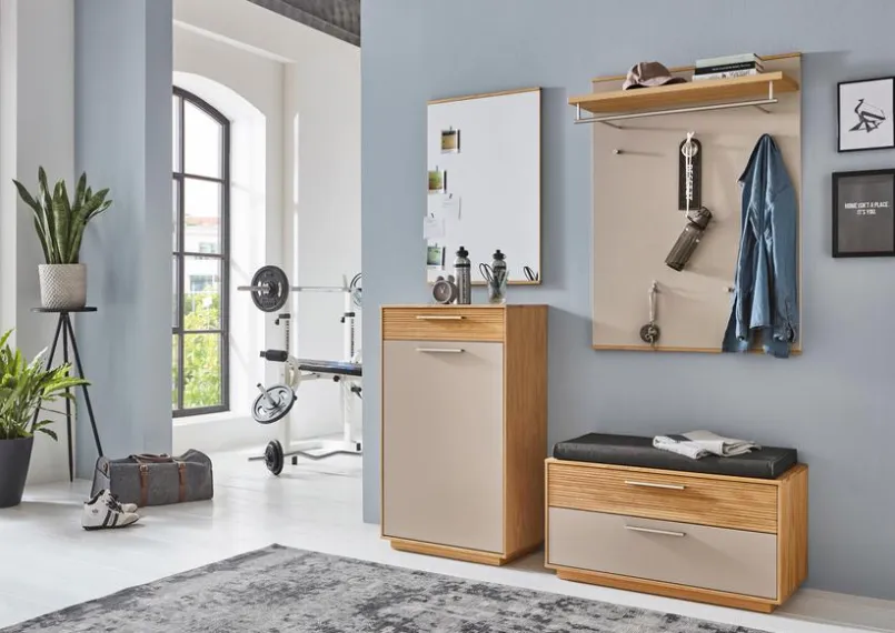 Voss Möbel Schuhschränke-Garderobenbank Loveno Taupe
