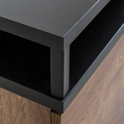 Garderobenbänke| Garderobenbank Steel Eiche Ribbeck