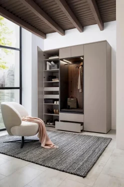Garderoben-Komplettsets|Wittenbreder Garderobenkombination Castello Grau