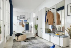 Garderoben-Komplettsets|Musterring Garderobenkombination Kara-Frame Grau