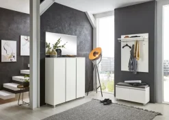 Voss Möbel Garderoben-Komplettsets-Garderobenkombination Salea Weiß