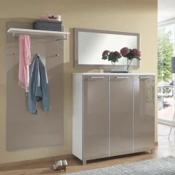 Voss Möbel Garderoben-Komplettsets-Garderobenkombination Santina Taupe