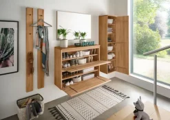 Gradel Garderoben-Komplettsets-Garderobenkombination Siena Wildeiche