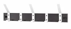 Haku Garderobenständer & -Haken-Garderobenleiste Arezzo Schwarz / Silber