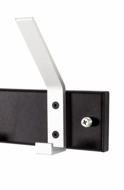 Haku Garderobenständer & -Haken-Garderobenleiste Arezzo Schwarz / Silber