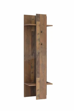FORTE Garderobenständer & -Haken-Garderobenpaneel Clif Dunkelbraun