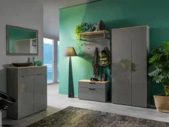 Garderobenständer & -Haken|Composad Garderobenpaneel Galaverna Grau