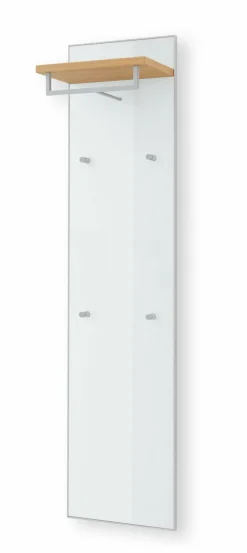 Voss Möbel Garderobenständer & -Haken-Garderobenpaneel Gardone Weiß