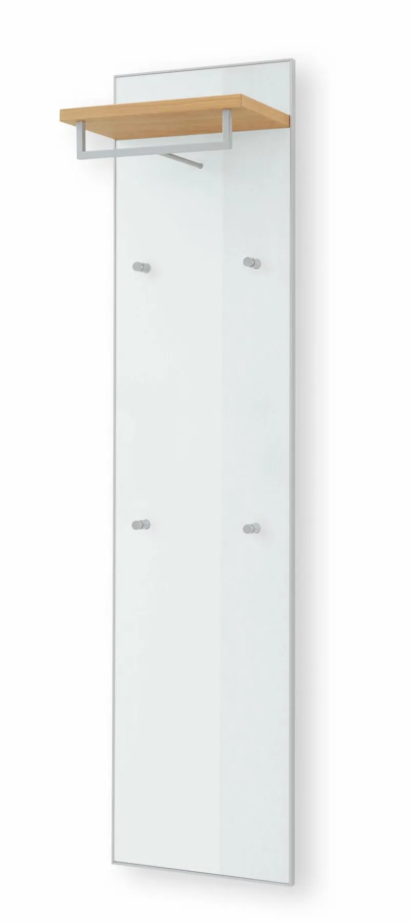 Voss Möbel Garderobenständer & -Haken-Garderobenpaneel Gardone Weiß