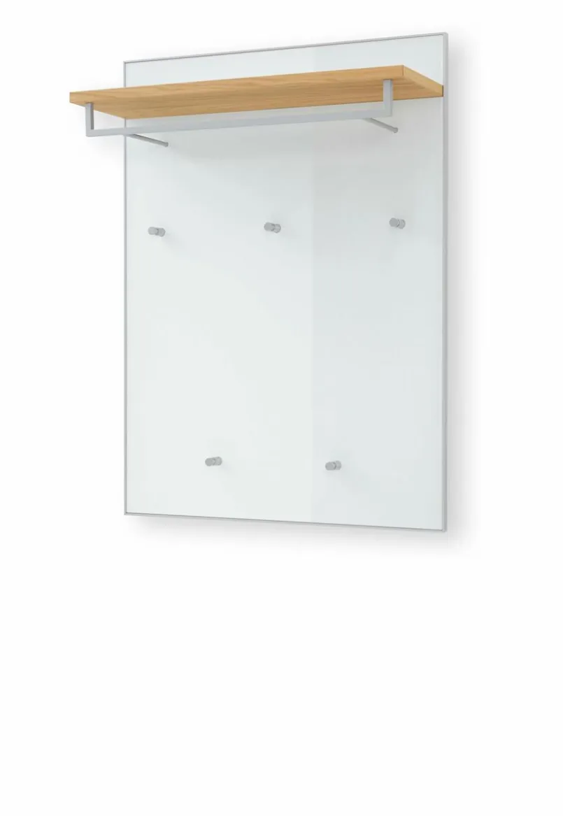 Voss Möbel Garderobenständer & -Haken-Garderobenpaneel Gardone Weiß