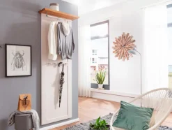Garderobenständer & -Haken|G+K Garderobenpaneel Minnesota Weiß / Eiche