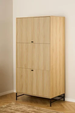 Actona Garderobenschränke-Garderobenschrank Albany Eiche