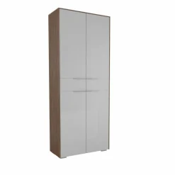 Garderobenschränke| Garderobenschrank Luxor Grau