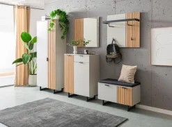 Garderobenschränke| Garderobenschrank Madrid Grau