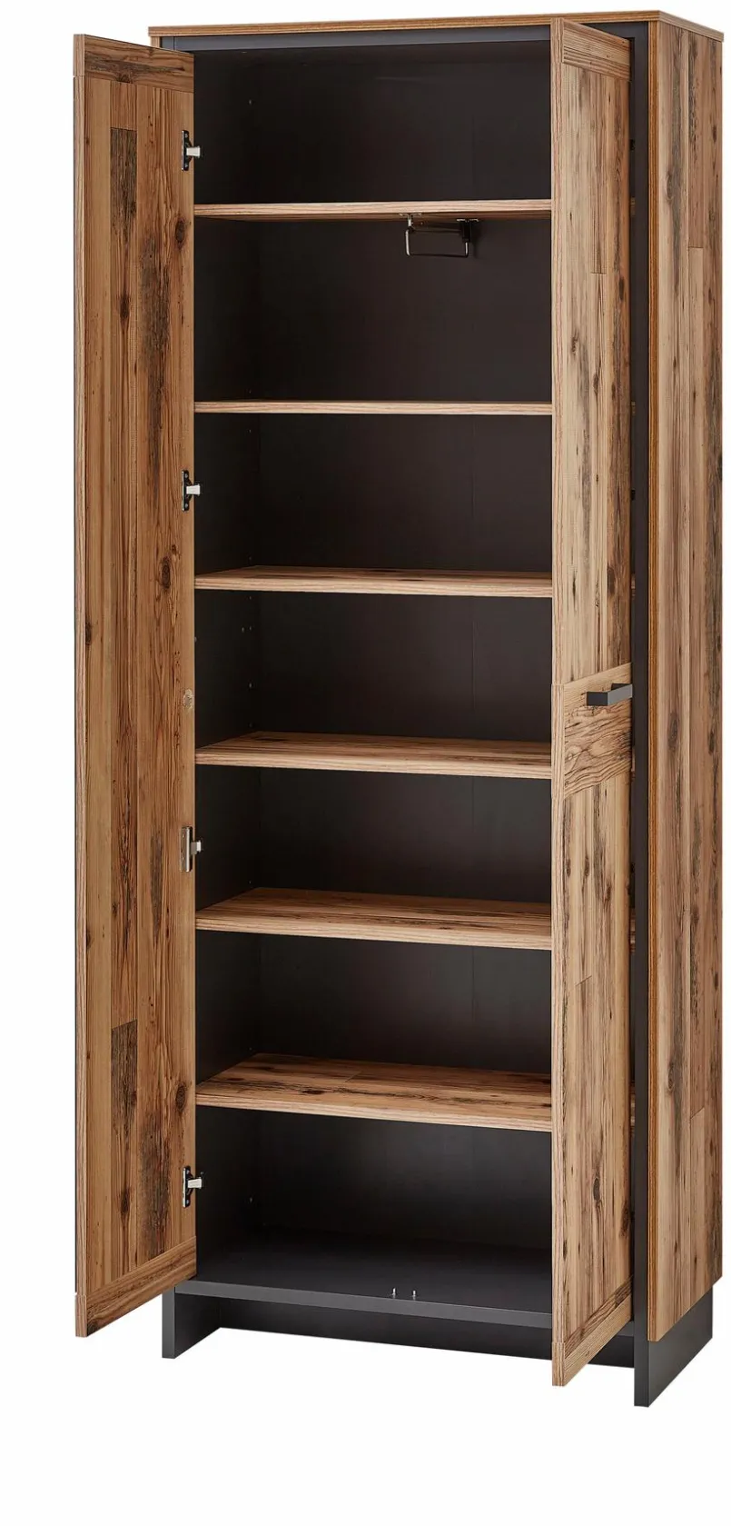Innostyle Garderobenschränke-Garderobenschrank Prato Eiche / Graphit