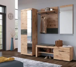 Wójcik Garderobenschränke-Garderobenschrank Roxy Eiche