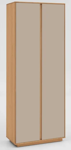 Voss Möbel Garderobenschränke-Garderobenschrank V100 Sand