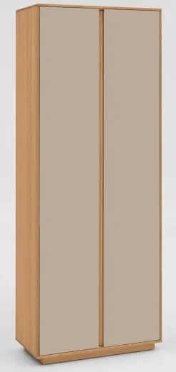 Voss Möbel Garderobenschränke-Garderobenschrank V100 Sand