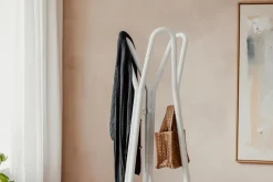 Garderobenständer & -Haken|Metallbude Garderobenständer Charles Weiß