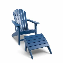 Gartenstühle|Gartensessel| Gartenhocker Alberta Navy
