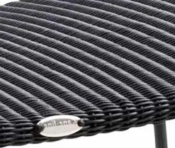Gartenhocker Und Fußablagen|Cane-line Gartenhocker Breeze, Faser Schwarz