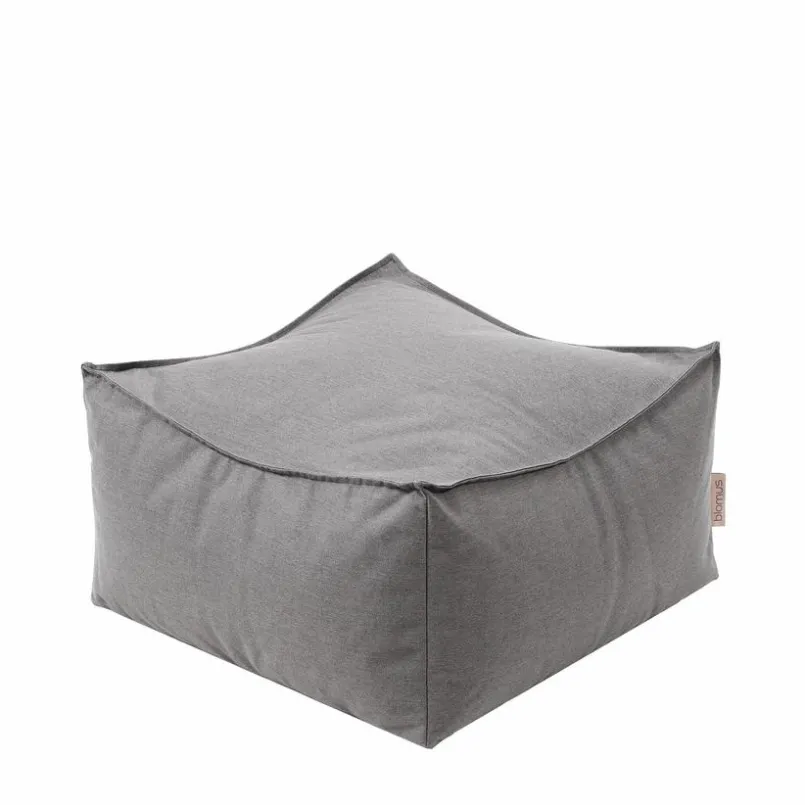 blomus Gartenhocker Und Fußablagen-Gartenhocker Stay Hocker 60 x 32 x 60 cm Hellgrau