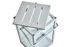 Brafab Laternen|Laternen-Gartenlaterne Belfort 27 x 43 x 27 cm Light Grey