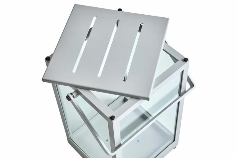 Brafab Laternen|Laternen-Gartenlaterne Belfort 27 x 43 x 27 cm Light Grey
