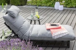 SCHÖNER WOHNEN-Kollektion Gartenliegen|Balkonliegen-Gartenliege Lunen Grau