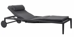 Cane-line Loungeliegen|Gartenliegen-Gartenliege Conic, Aluminium Grau