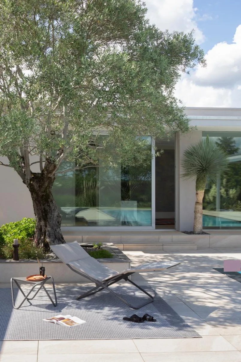 Lafuma Mobilier Gartenstühle|Gartensessel-Gartenliege Privilege, Stahl/Hedona Beige