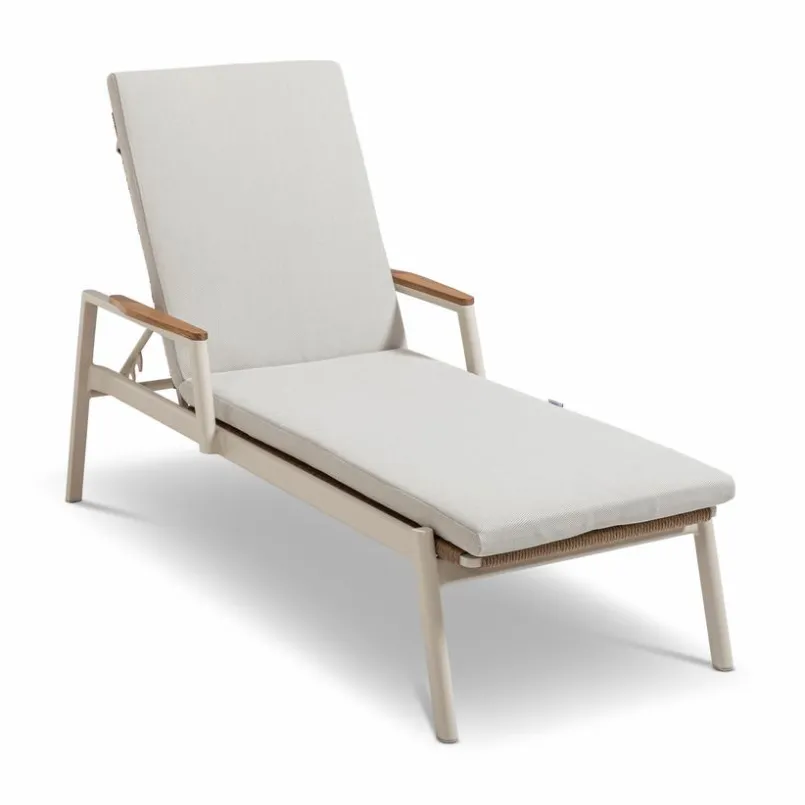 Loungeliegen|Segarda Gartenliege Santorini Liege Beige
