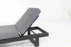 Loungeliegen|Gartenliegen| Gartenliegen Set Flin 2 tlg. Grau