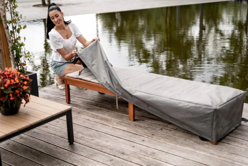 Schutzhüllen|Winza Outdoor Covers Gartenliege-Schutzhülle 75 x 40 x 200 cm Grau