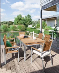 Gartenmöbel-Sets|Segarda Gartenmöbel Set Madura 6tlg. Teak