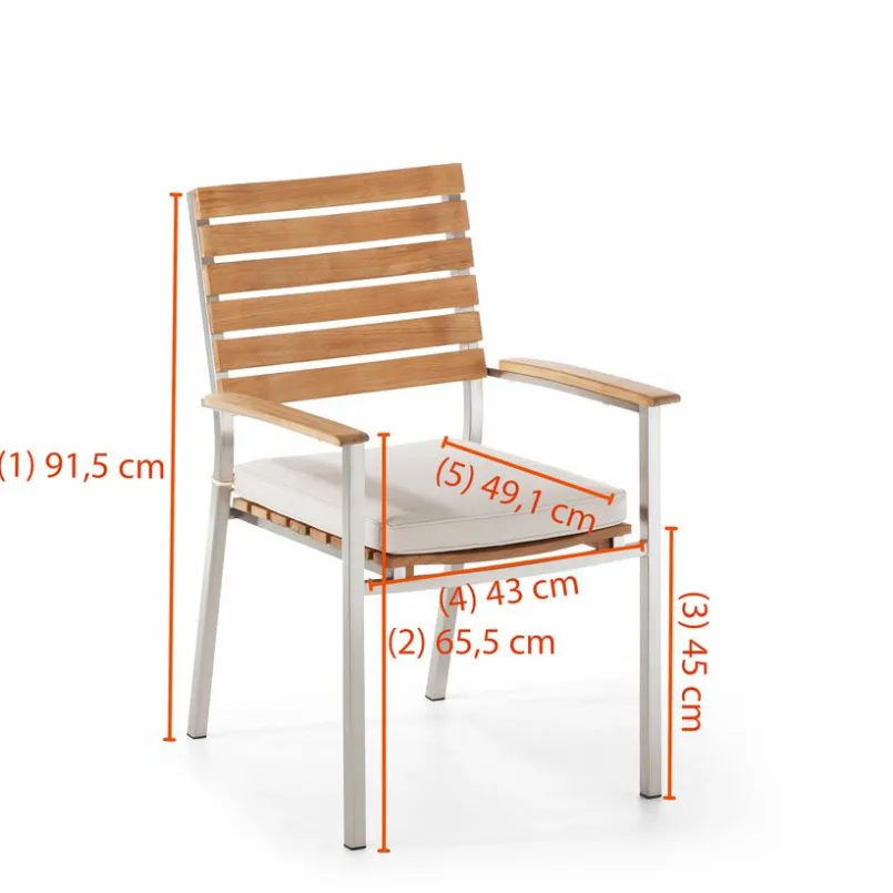 Gartenmöbel-Sets|Segarda Gartenmöbel Set Madura 6tlg. Teak