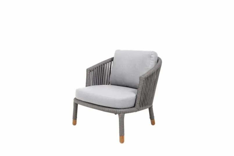 Cane-line Loungesessel-Gartensessel Moments Grau