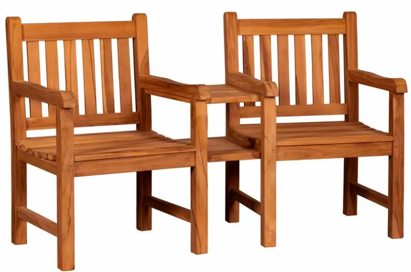 Balkonmöbel-Sets|Gartenmöbel-Sets| Gartensessel Avignon Flexi-Sitz 3tlg. Teak
