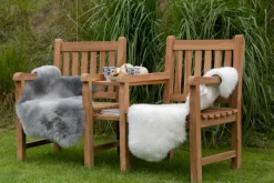 Balkonmöbel-Sets|Gartenmöbel-Sets| Gartensessel Avignon Flexi-Sitz 3tlg. Teak