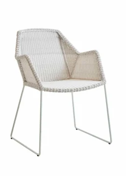 Cane-line Gartenstühle-Gartensessel Breeze, Faser Weiß