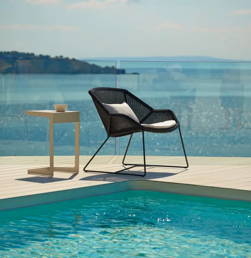 Cane-line Gartenstühle|Gartensessel-Gartensessel Breeze, Faser Schwarz