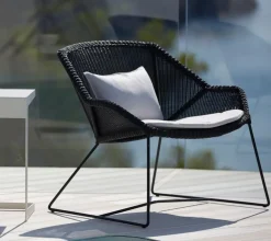 Cane-line Gartenstühle|Gartensessel-Gartensessel Breeze, Faser Schwarz