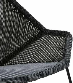 Cane-line Gartenstühle|Gartensessel-Gartensessel Breeze, Faser Schwarz