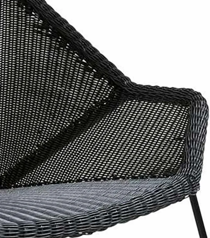 Cane-line Gartenstühle|Gartensessel-Gartensessel Breeze, Faser Schwarz