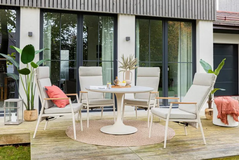 Gartenstühle|Gartensessel-Gartensessel Fano Beige