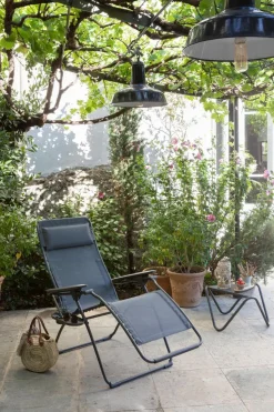Lafuma Mobilier Gartenstühle|Gartensessel-Gartensessel Futura XL Relax Schwarz