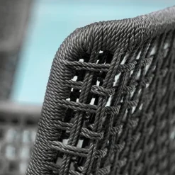 Loungesessel|Gartenstühle|Stern Gartensessel Greta, Faser/Textilen Anthrazit