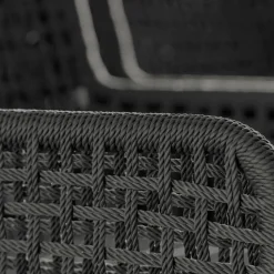 Loungesessel|Gartenstühle|Stern Gartensessel Greta, Faser/Textilen Anthrazit
