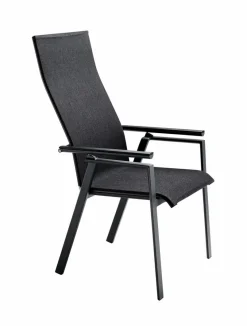 Loungesessel|Gartenstühle|solpuri Gartensessel Soul, verstellbar Schwarz