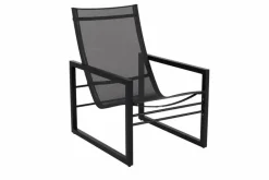 Loungesessel|Gartenstühle|Brafab Gartensessel Vevi Schwarz